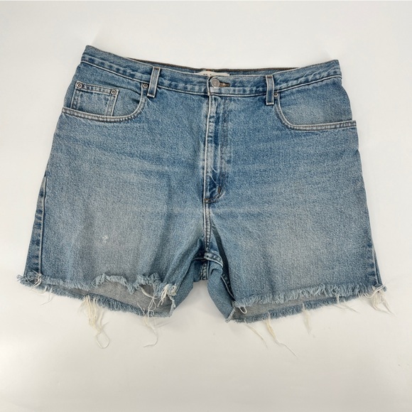 Falls Creek Authentic Relaxed Cut Off Jean Shorts Size 36 Men’s - Picture 1 of 3
